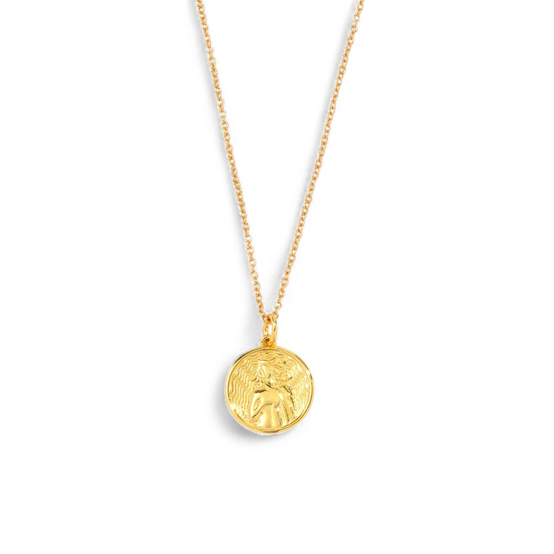 Greek Goddess Pendant Necklace