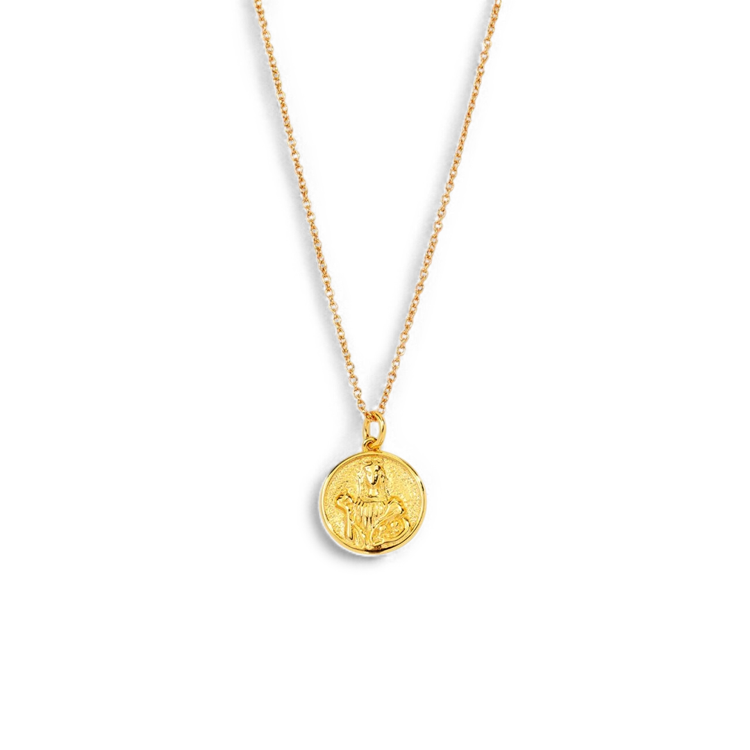 Greek Goddess Pendant Necklace
