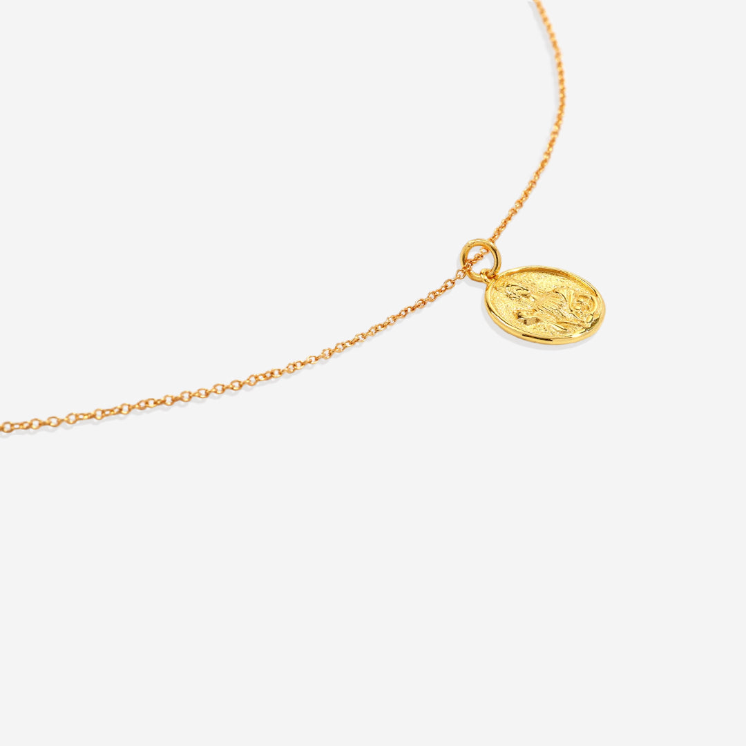 Greek Goddess Pendant Necklace