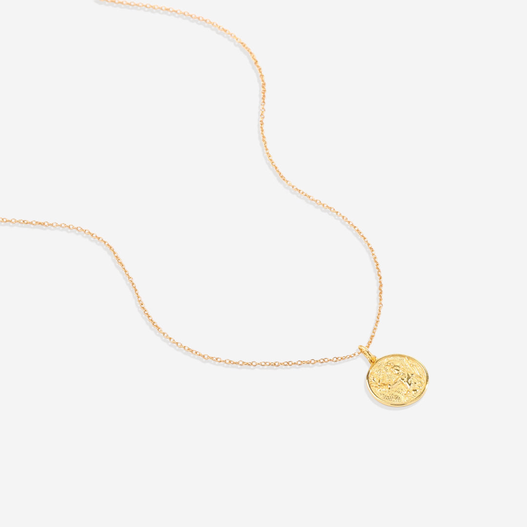Greek Goddess Pendant Necklace