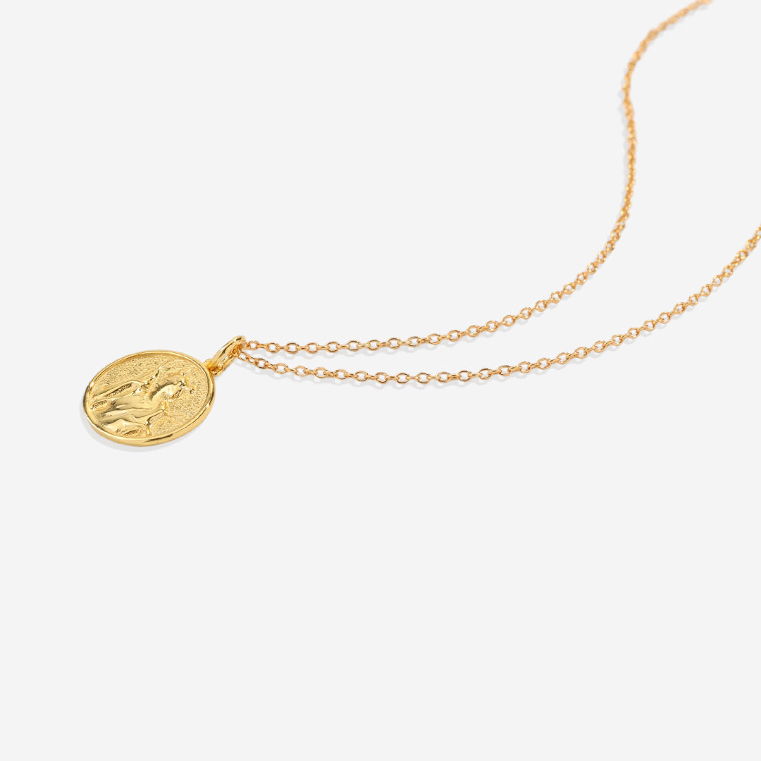 Greek Goddess Pendant Necklace