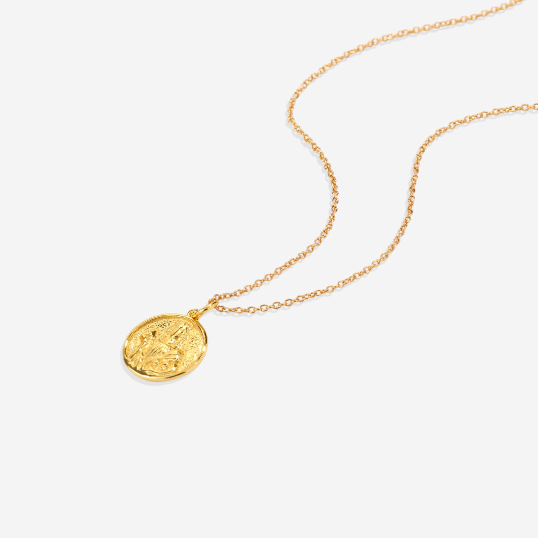 Greek Goddess Pendant Necklace