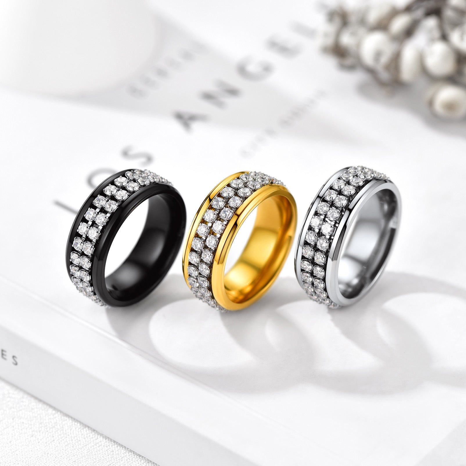 Trivora Cubic Zirconia Ring