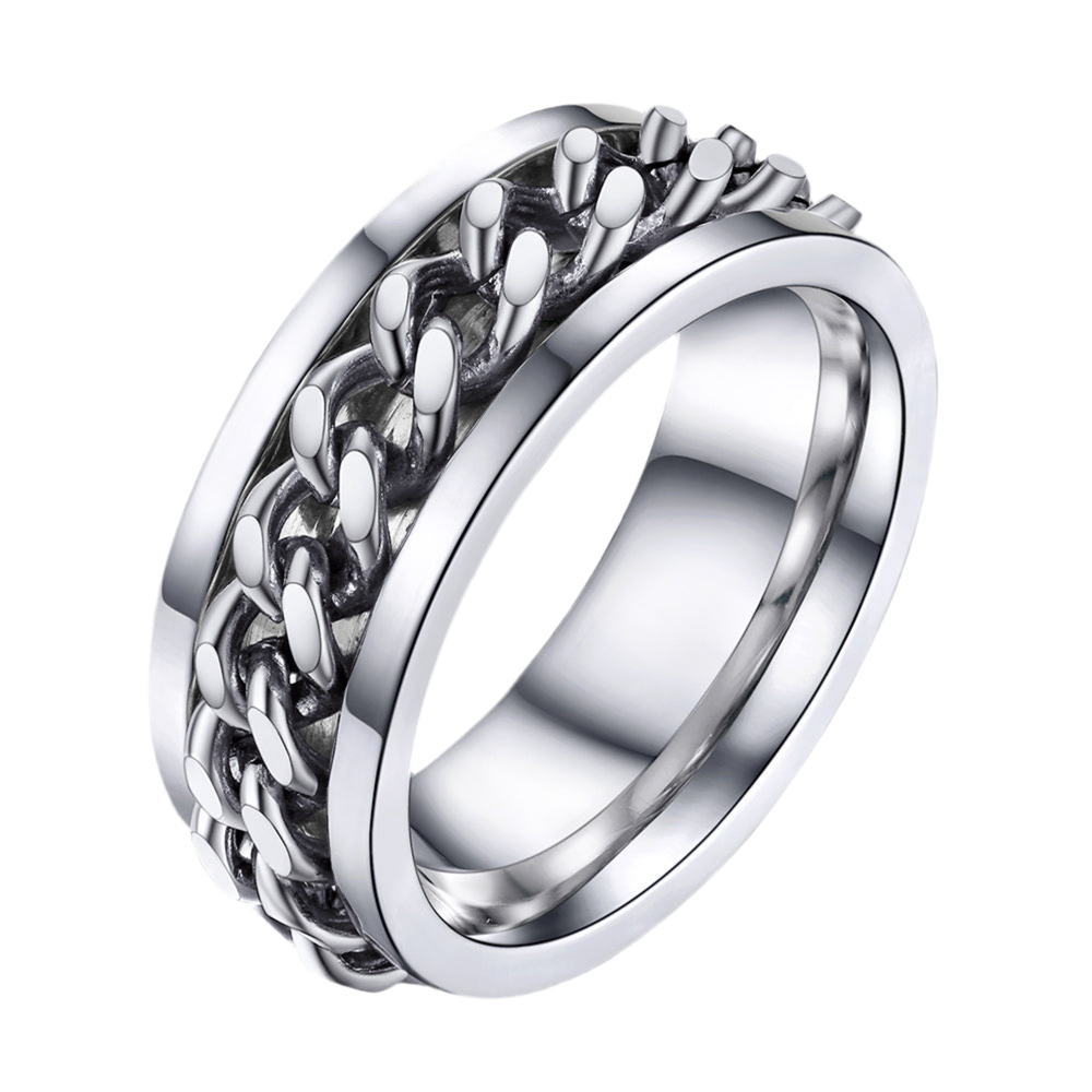 Chain Trivora Anxiety Ring for Men