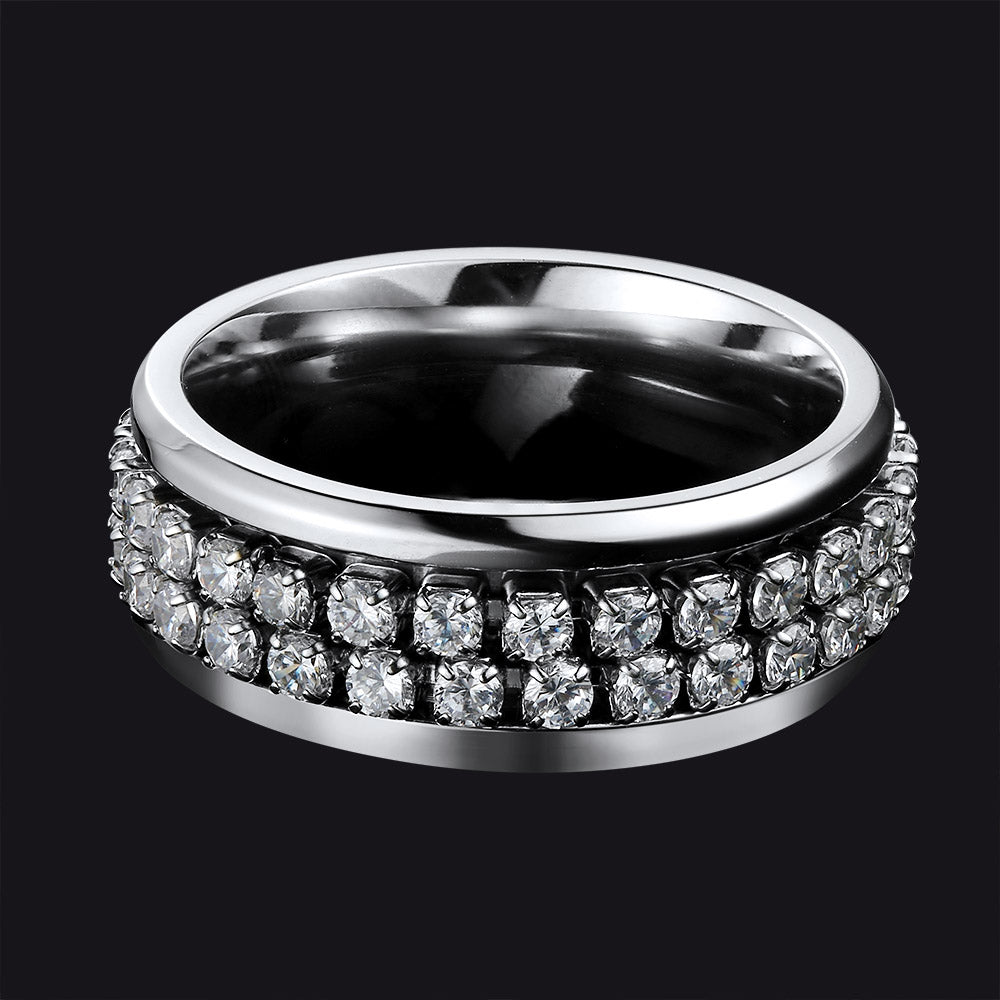 Trivora Cubic Zirconia Ring