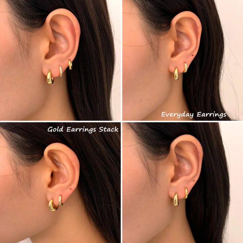 Sabel Hoop Earrings Set