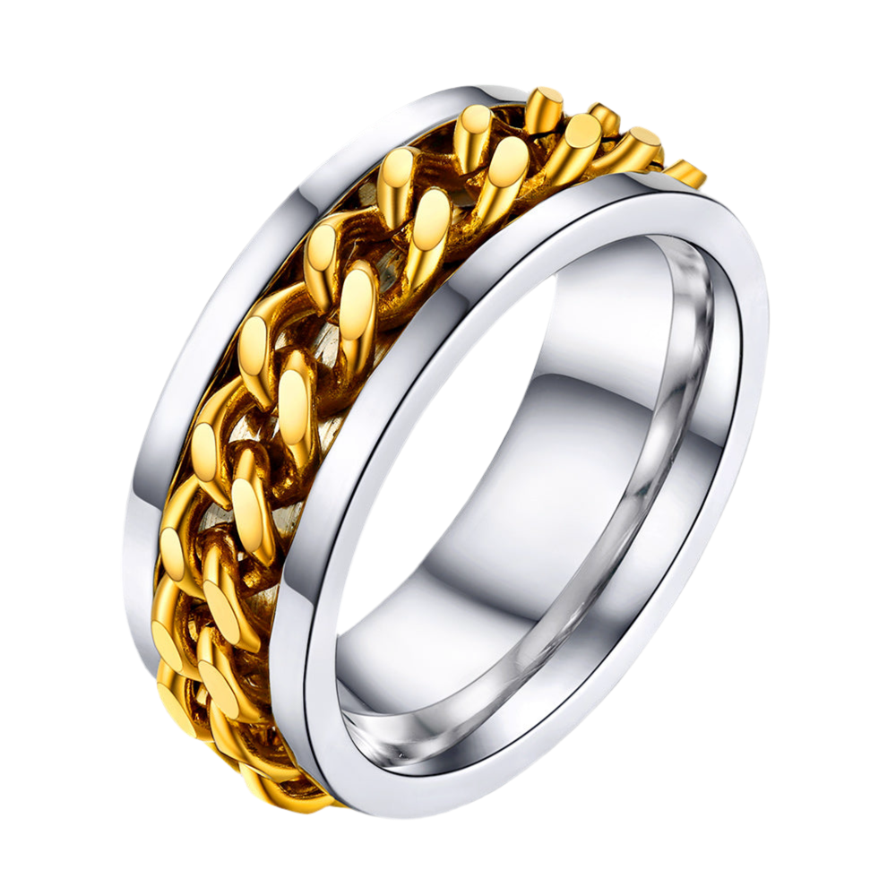 Chain Trivora Anxiety Ring for Men