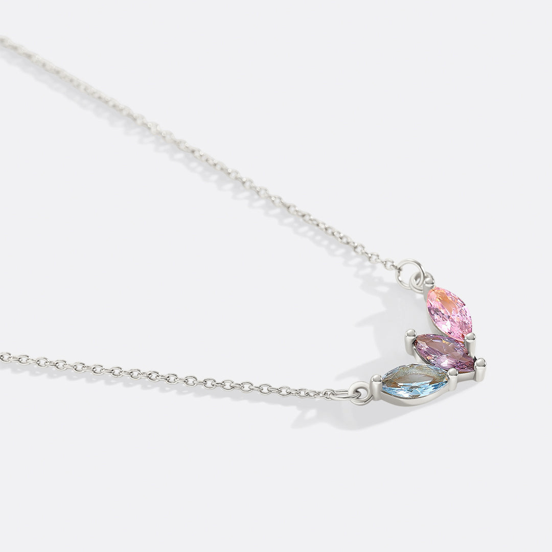 Elegant Family Birthstone Necklace