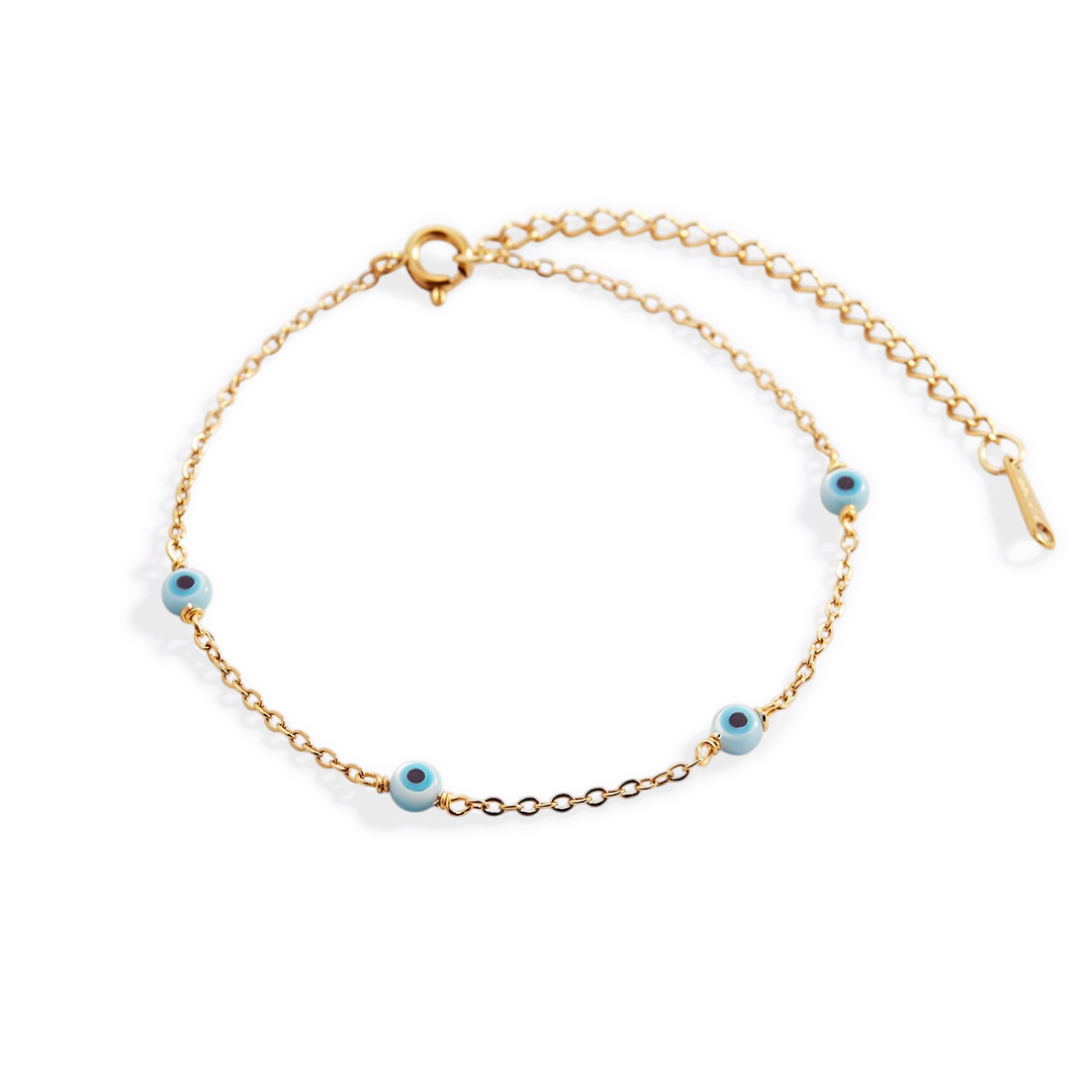 Satellite Evil Eye Bracelet