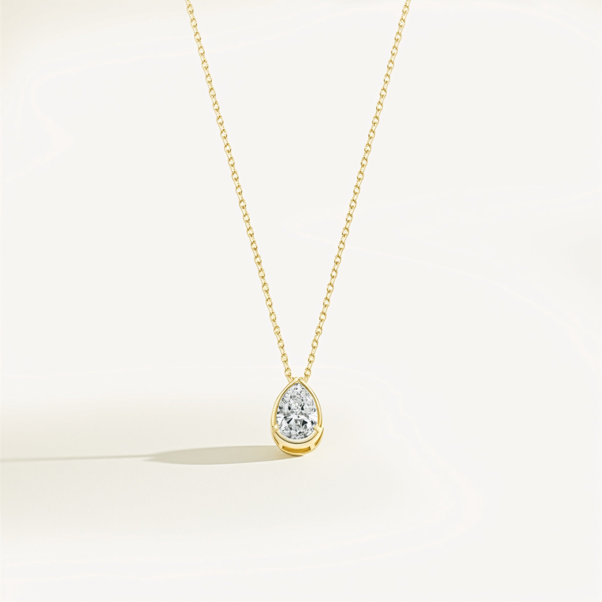 Diamond Teardrop Necklace