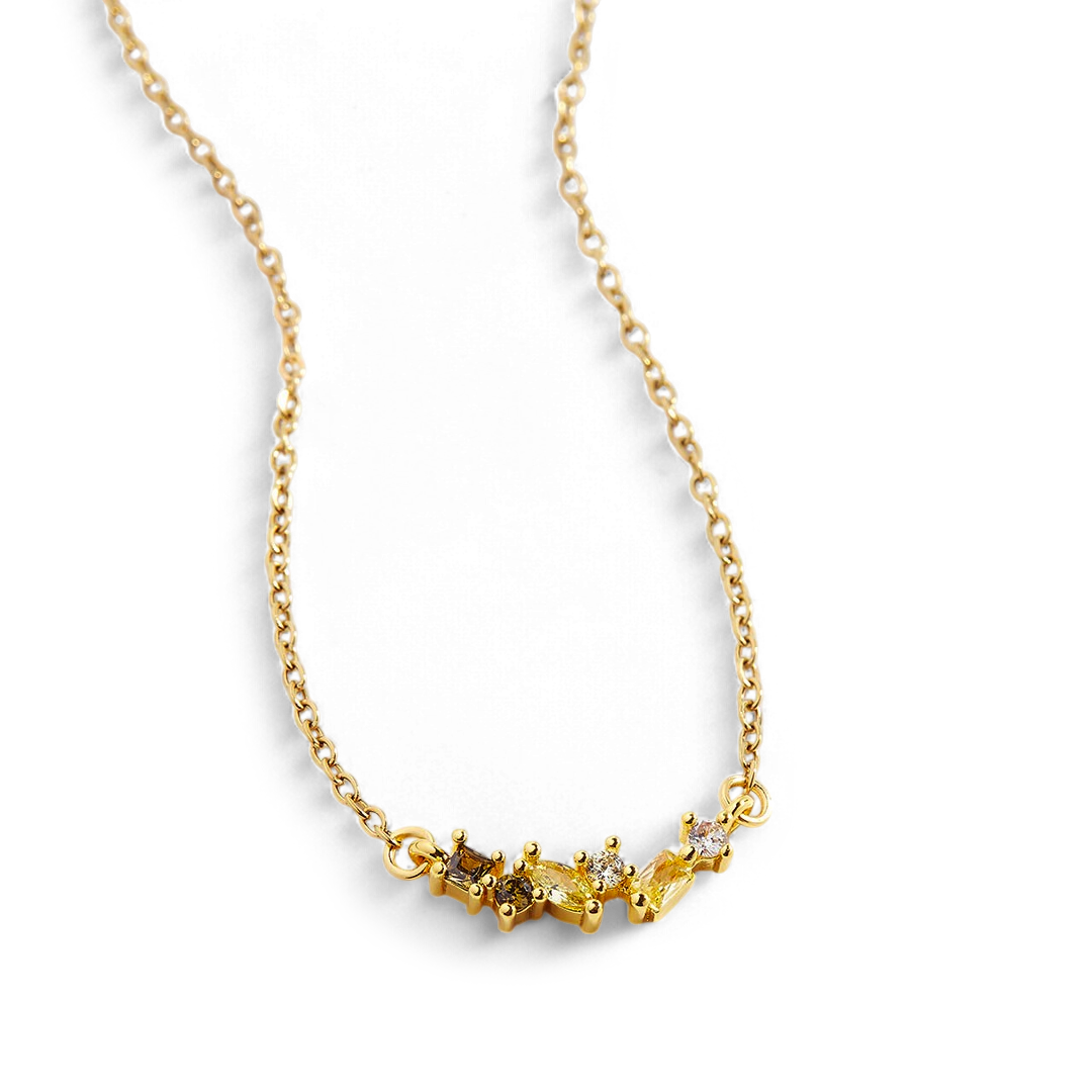 Ombre Birthstone Necklace