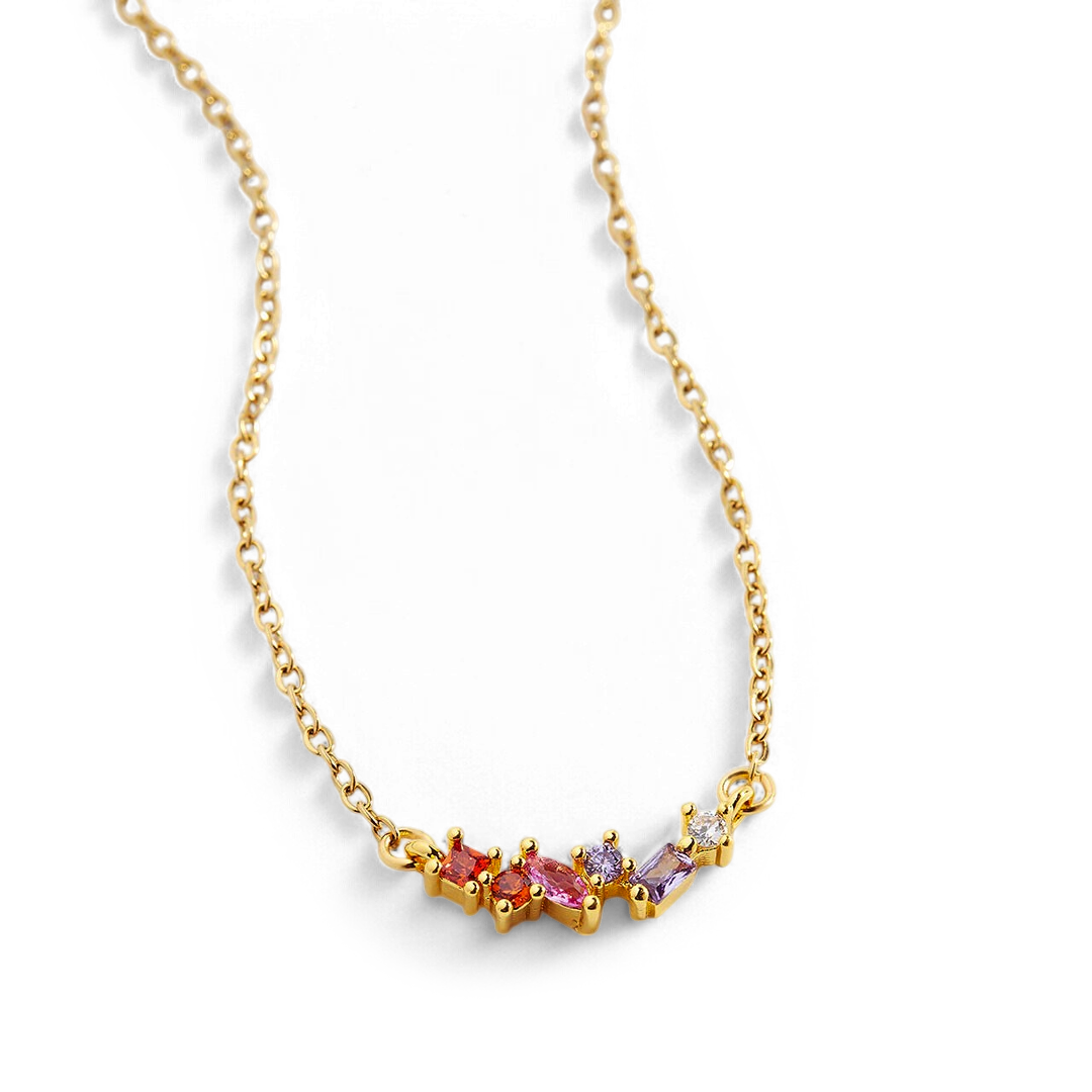 Ombre Birthstone Necklace