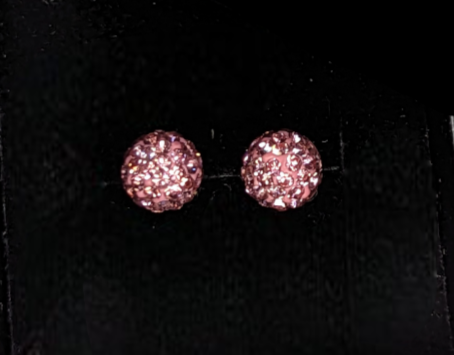 Glittersphere Stud Earrings