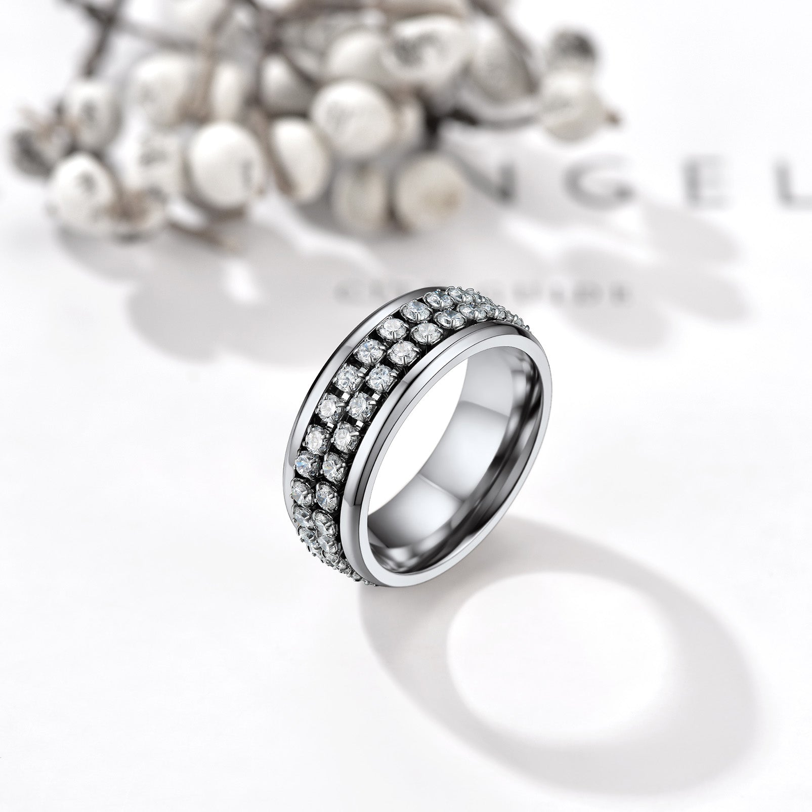 Trivora Cubic Zirconia Ring