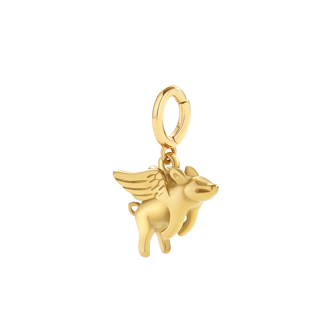 Flying Pig Charm