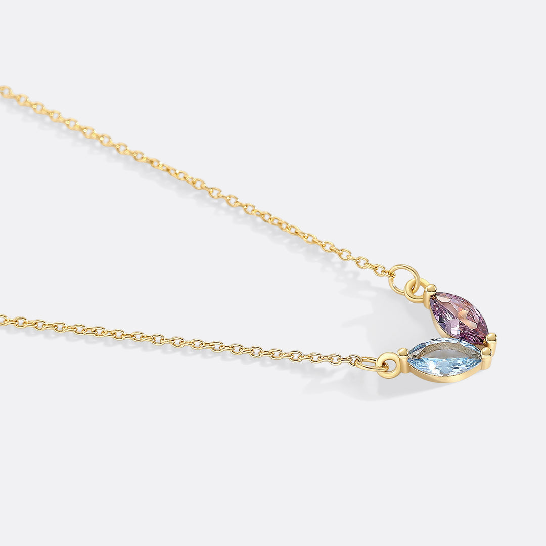 Elegant Family Birthstone Necklace