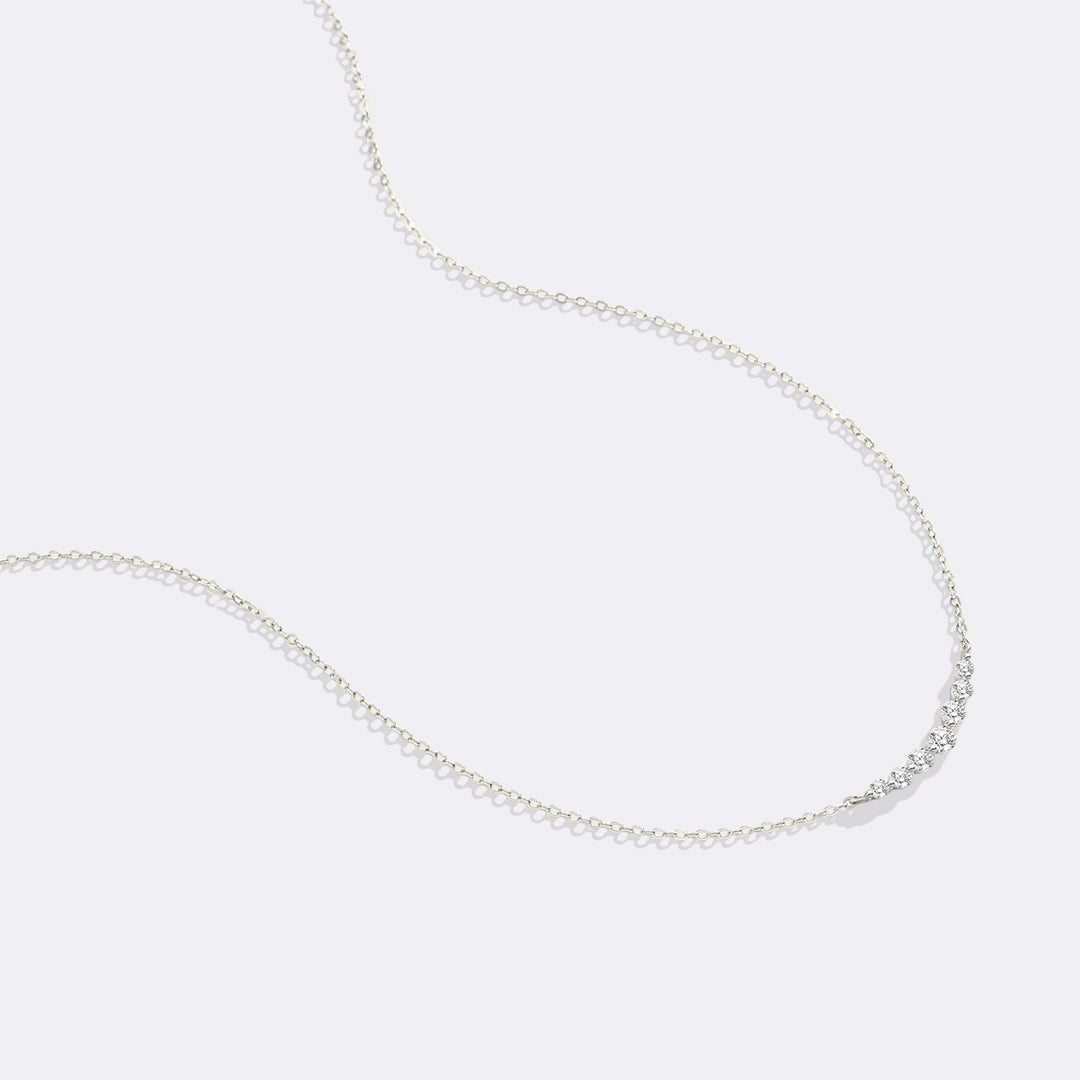 Classic Arc Diamond Necklace