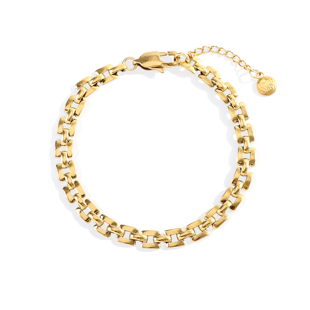 Timepiece Link Chain Bracelet