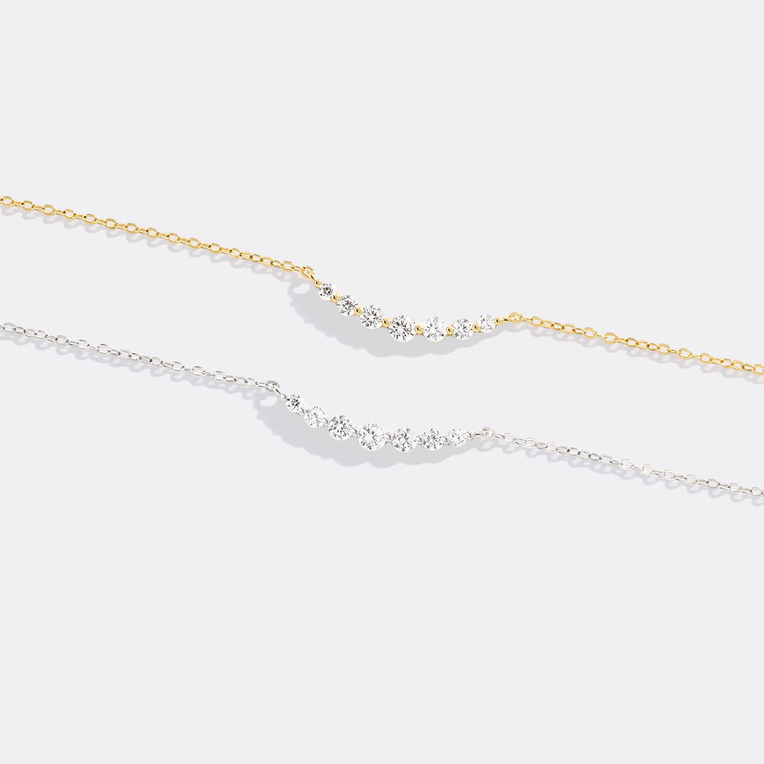 Classic Arc Diamond Necklace
