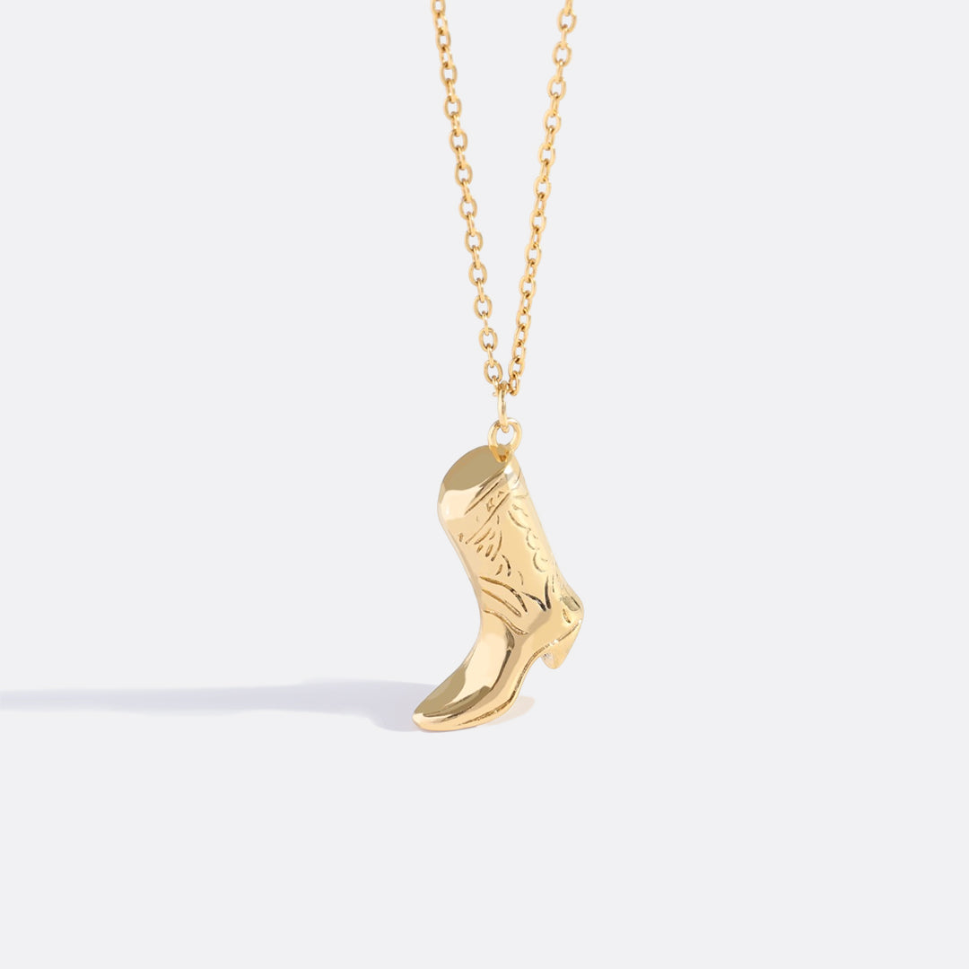 Cowboy Boot Necklace