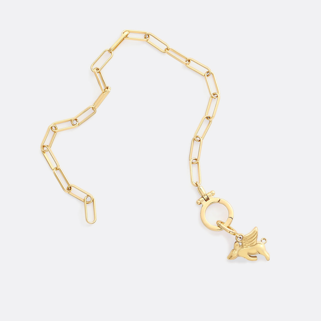 Flying Pig Charm