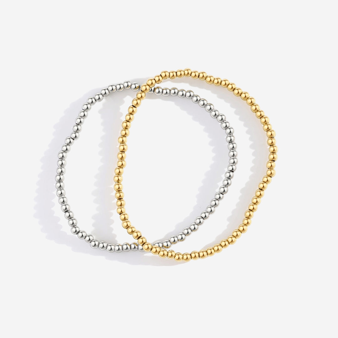 3mm Beaded Bracelet Stacking Set