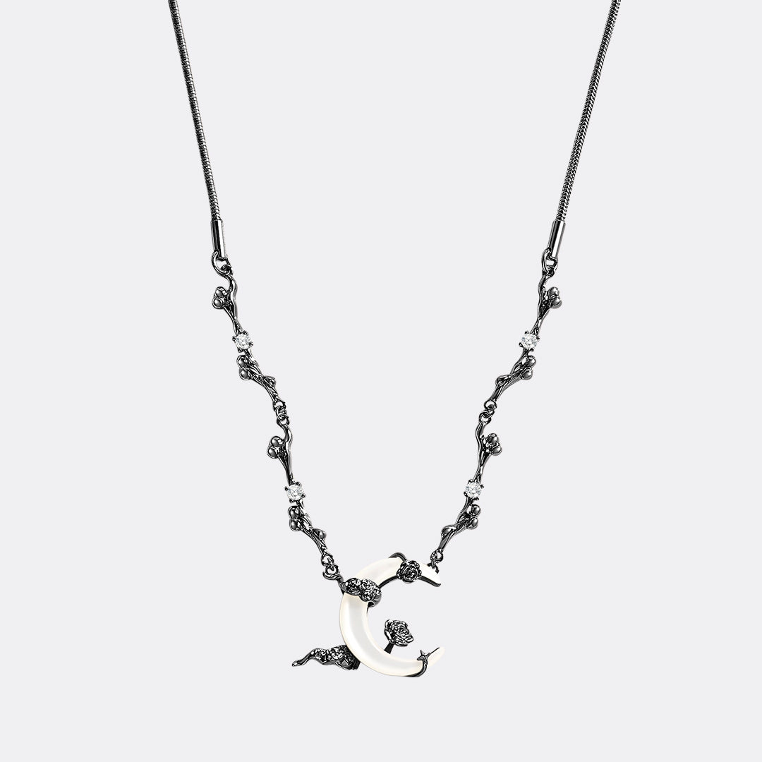 Shell Moon Necklace