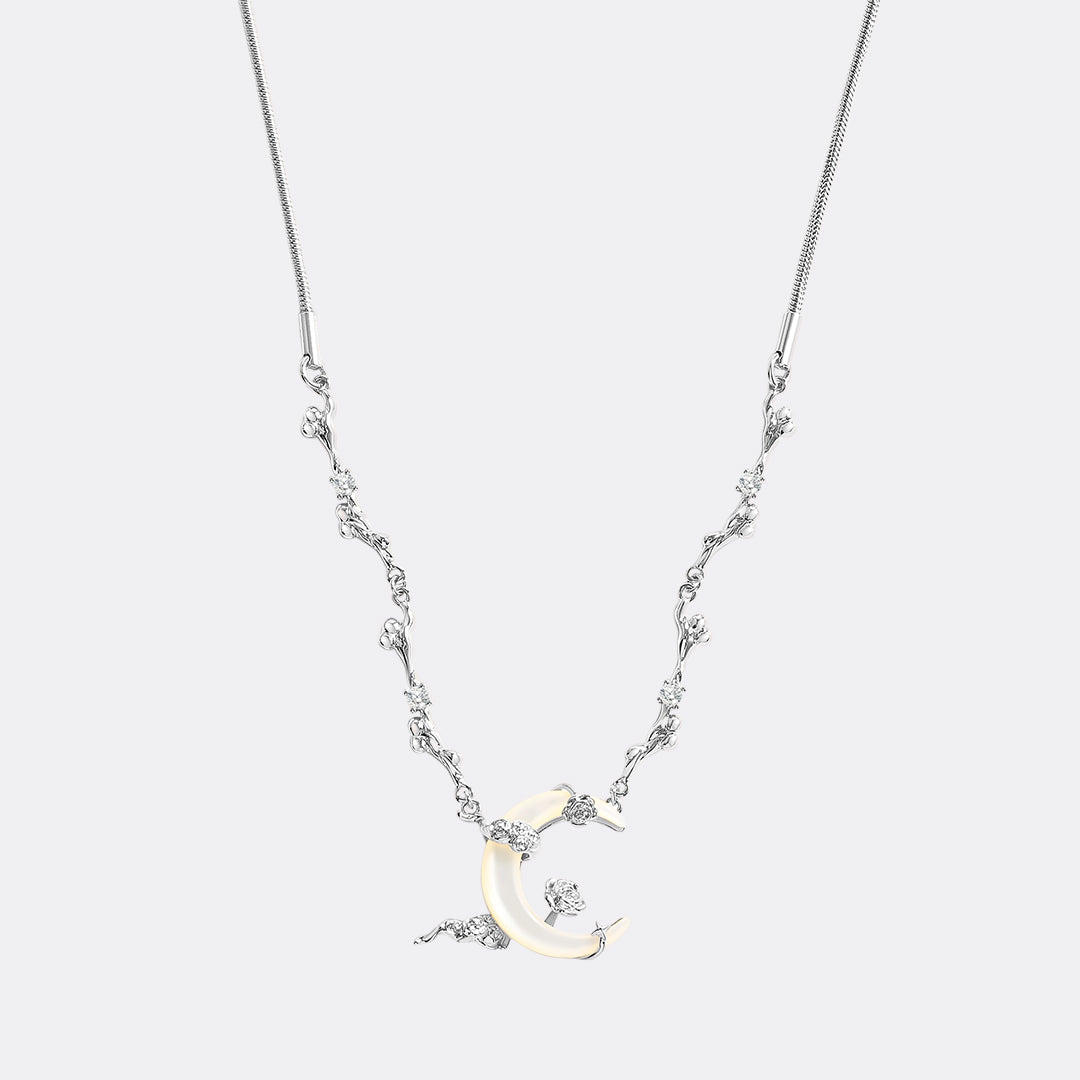 Shell Moon Necklace