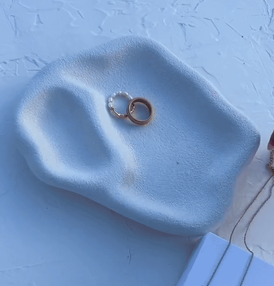 Silver Celestial Engraved Anxiety Ring