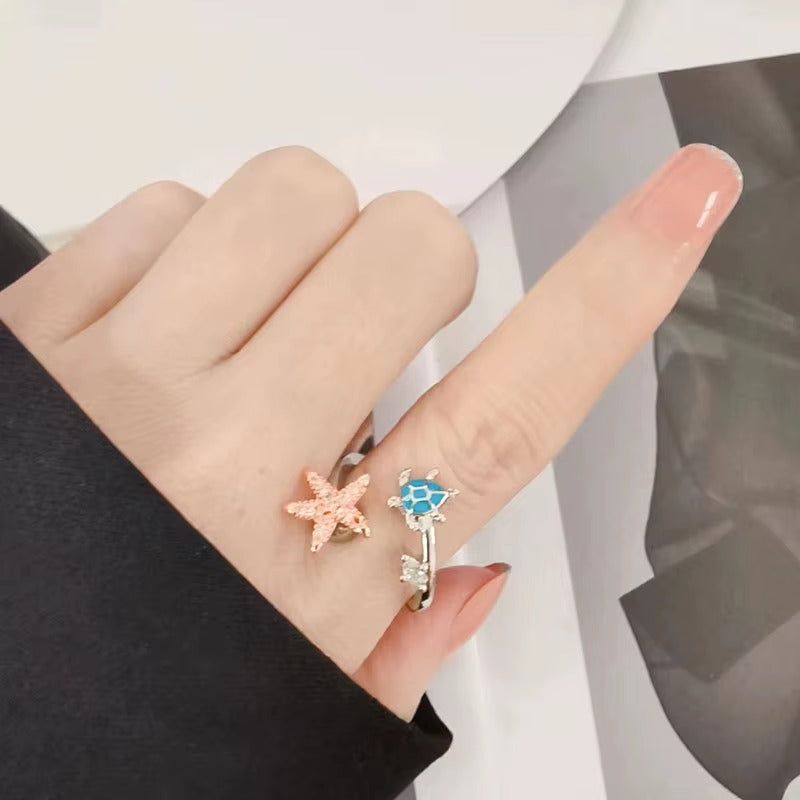 Turtle Star Life Ring