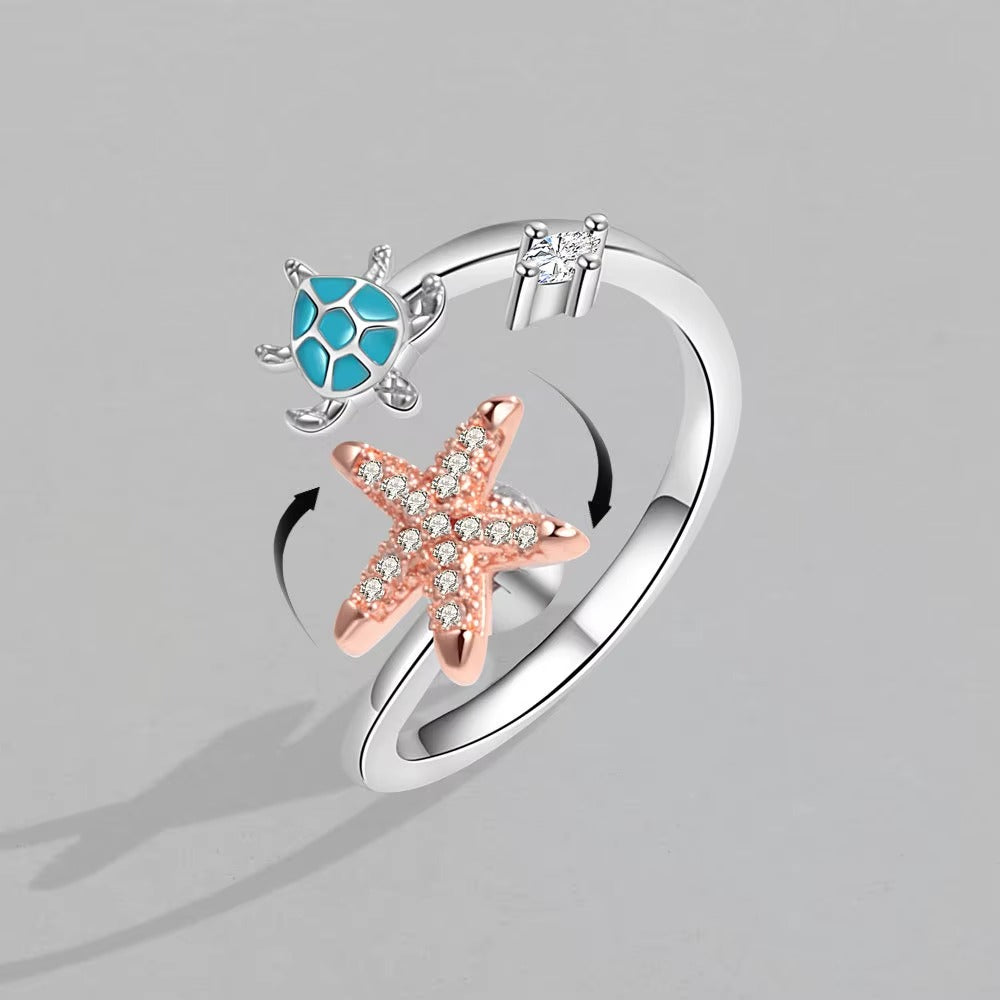 Turtle Star Life Ring
