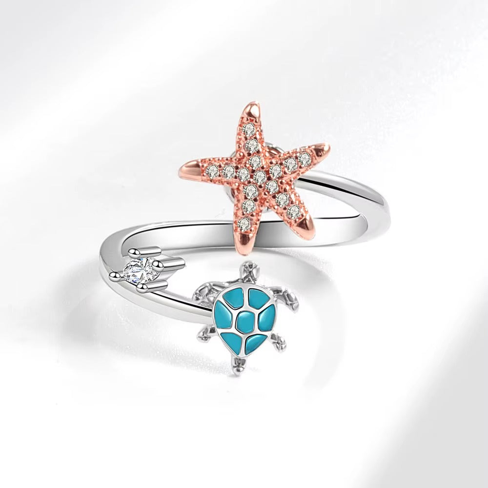 Turtle Star Life Ring