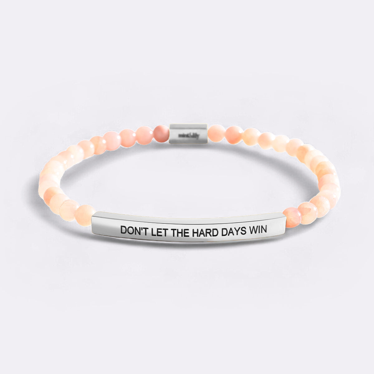 Don't Let The Hard Days Win Beaded Inspire Bracelet