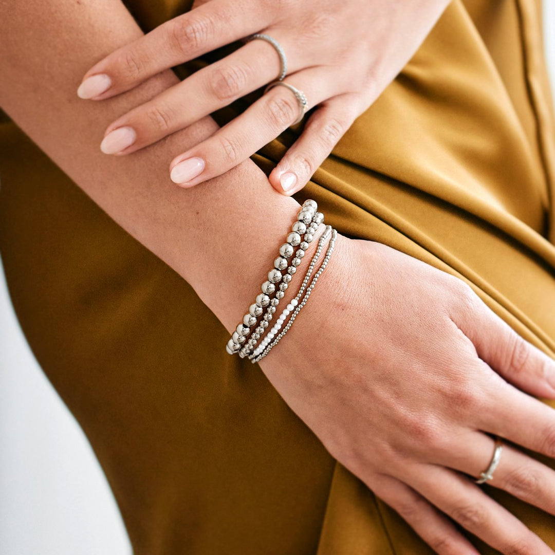 Everyday Pearl Bracelet Stacking Set