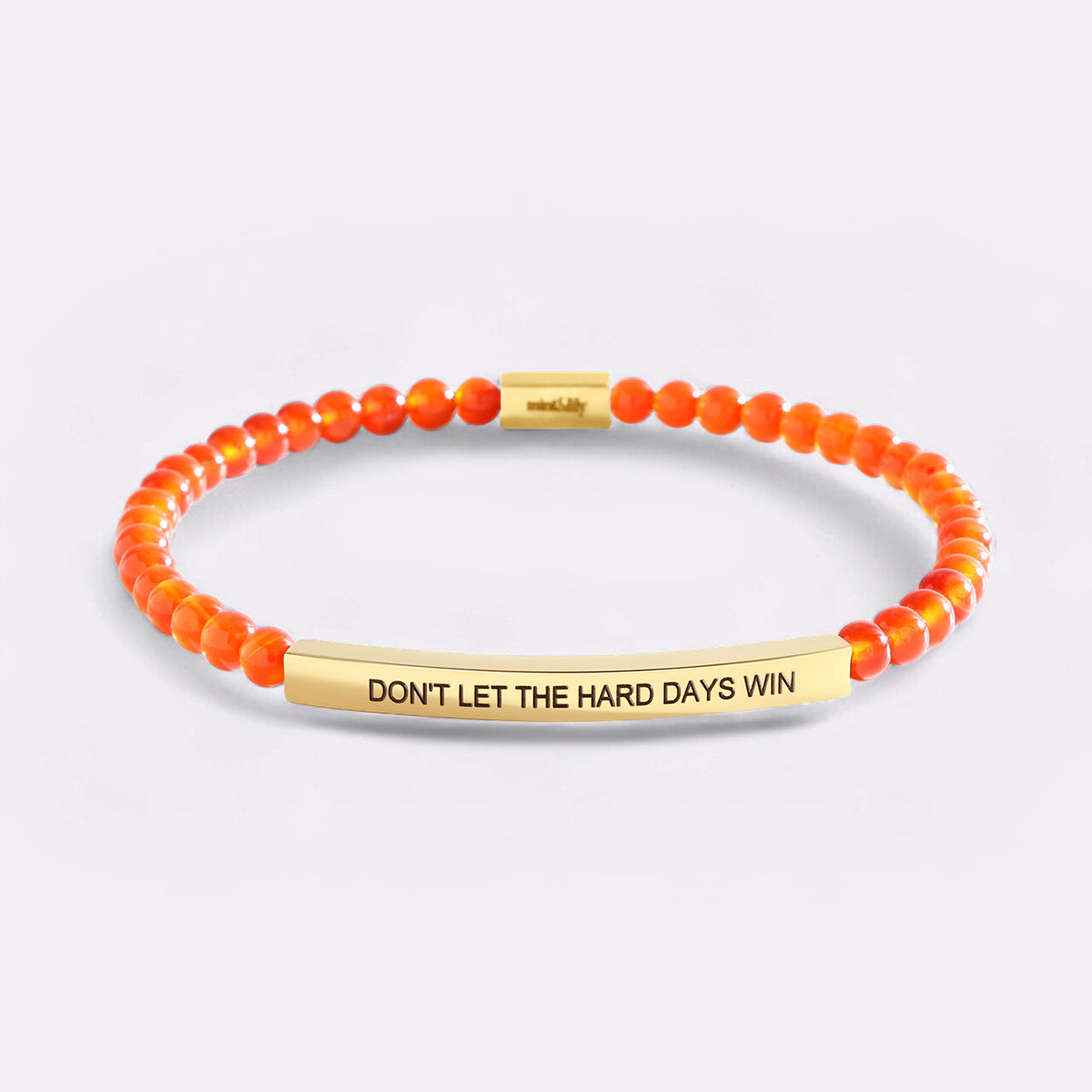 Don't Let The Hard Days Win Beaded Inspire Bracelet