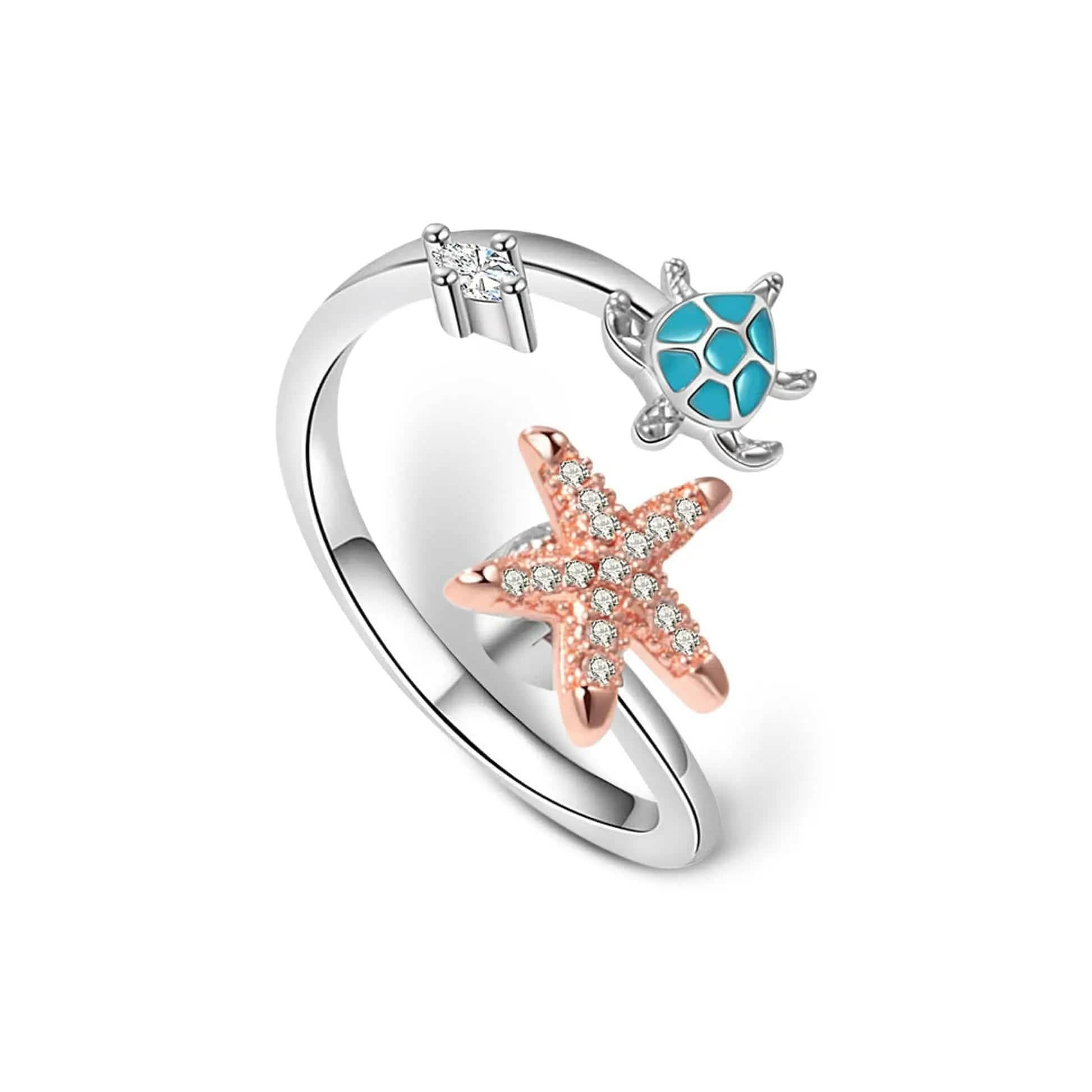 Turtle Star Life Ring