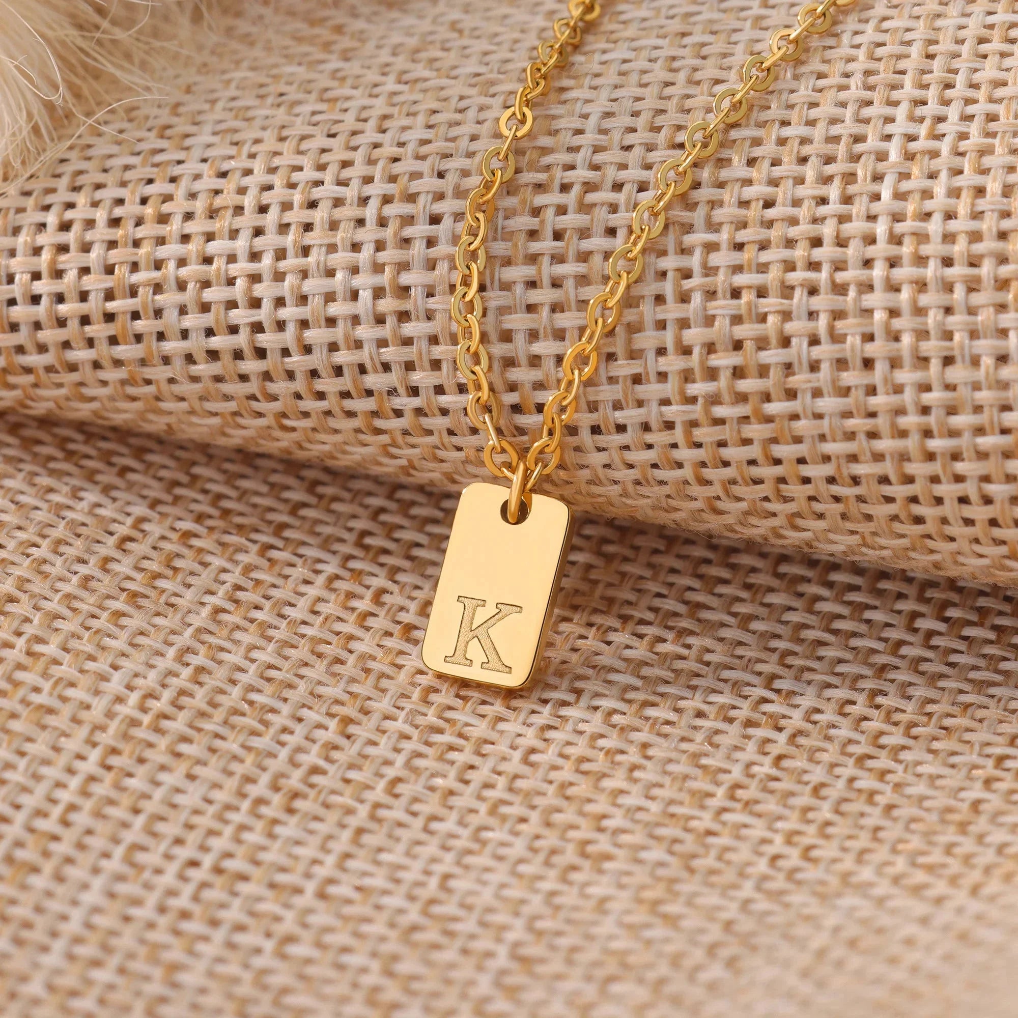 Bella Initial Pendant Necklace