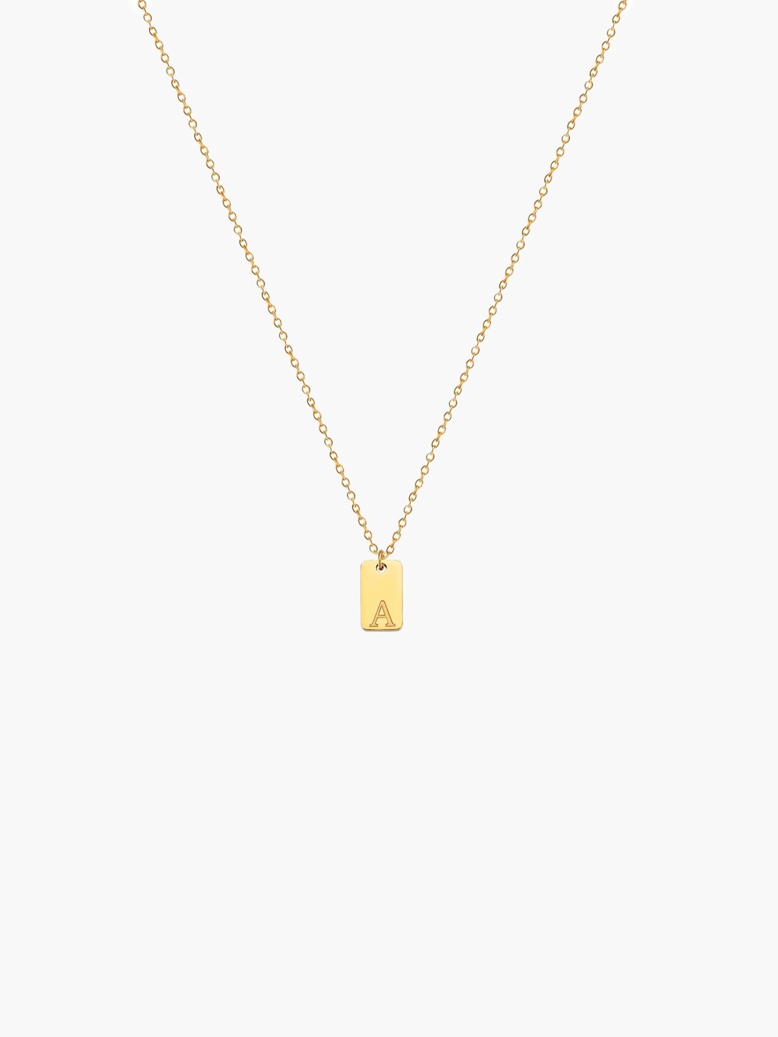 Bella Initial Pendant Necklace