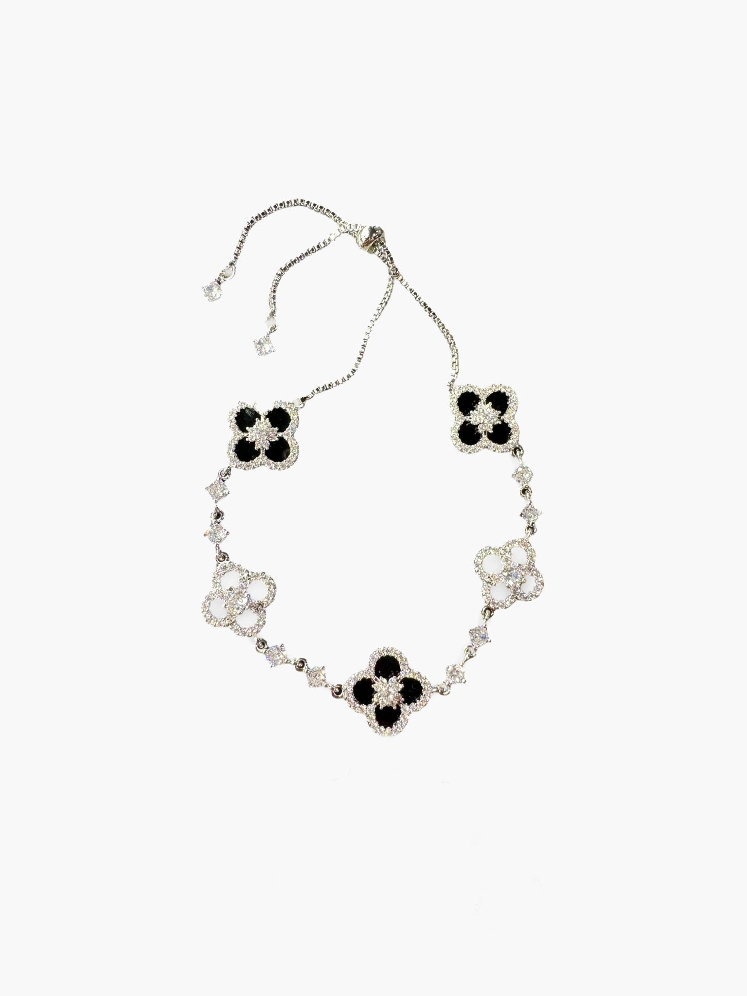 Cataleya Flower Zirconia Bracelet