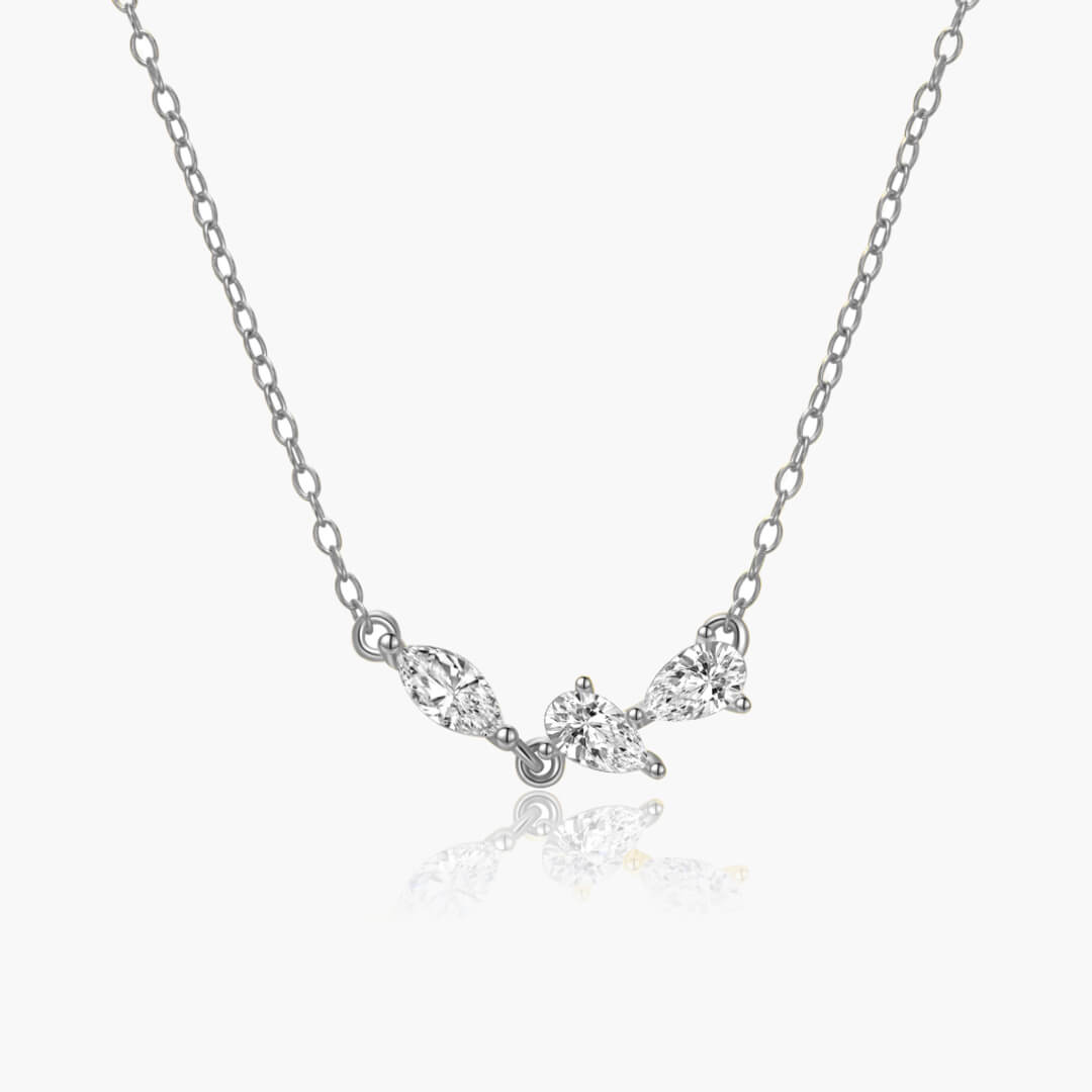 Diane Multi-Cut Zirconia Necklace