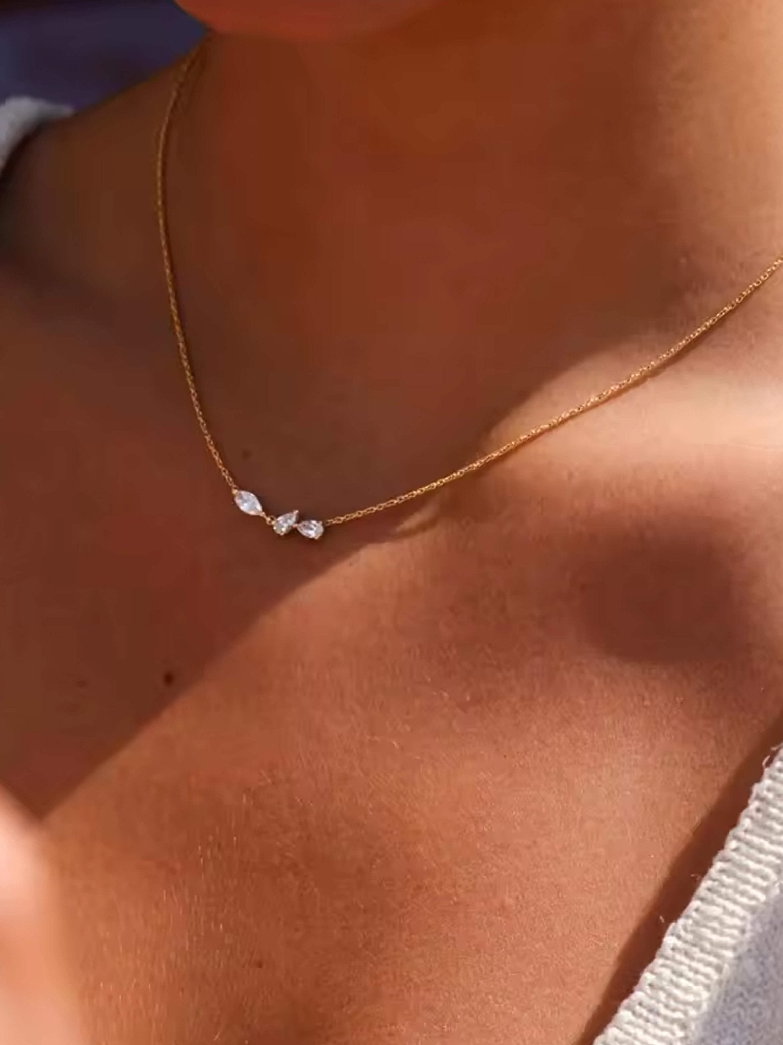 Diane Multi-Cut Zirconia Necklace