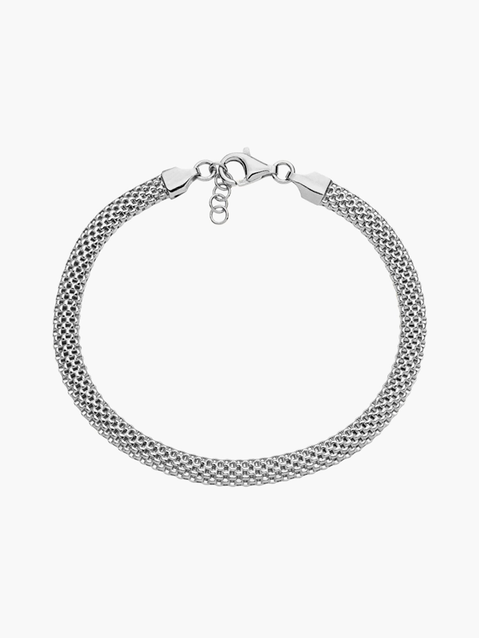 Domed Mesh Chain Bracelet