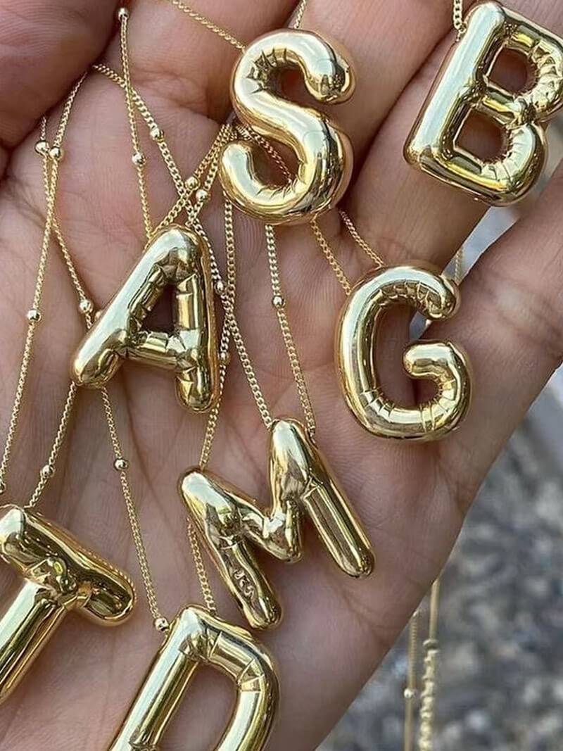 Eveline Initial Pendant Necklace