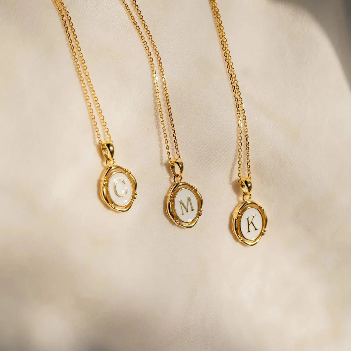 Liza Initial Pendant Necklace