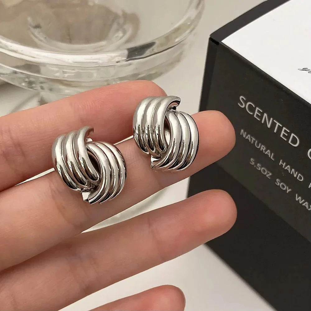 Noemi Three-Layer Earrings