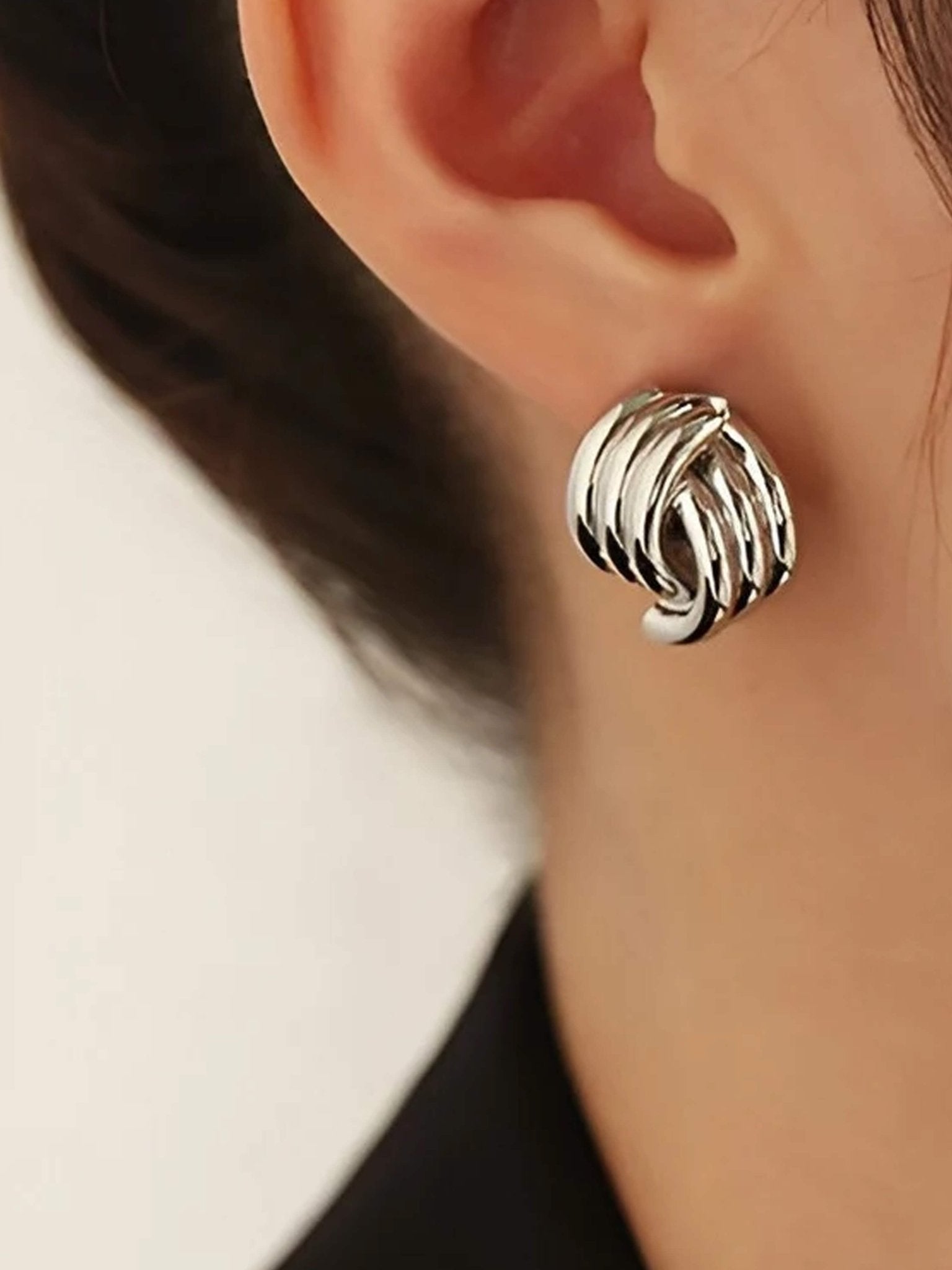 Noemi Three-Layer Earrings