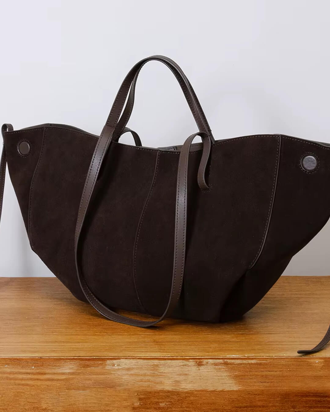 Olivia Suede Tote Bag