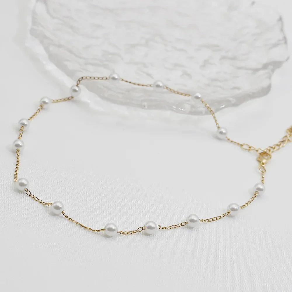 Ruth Pearl Choker Necklace