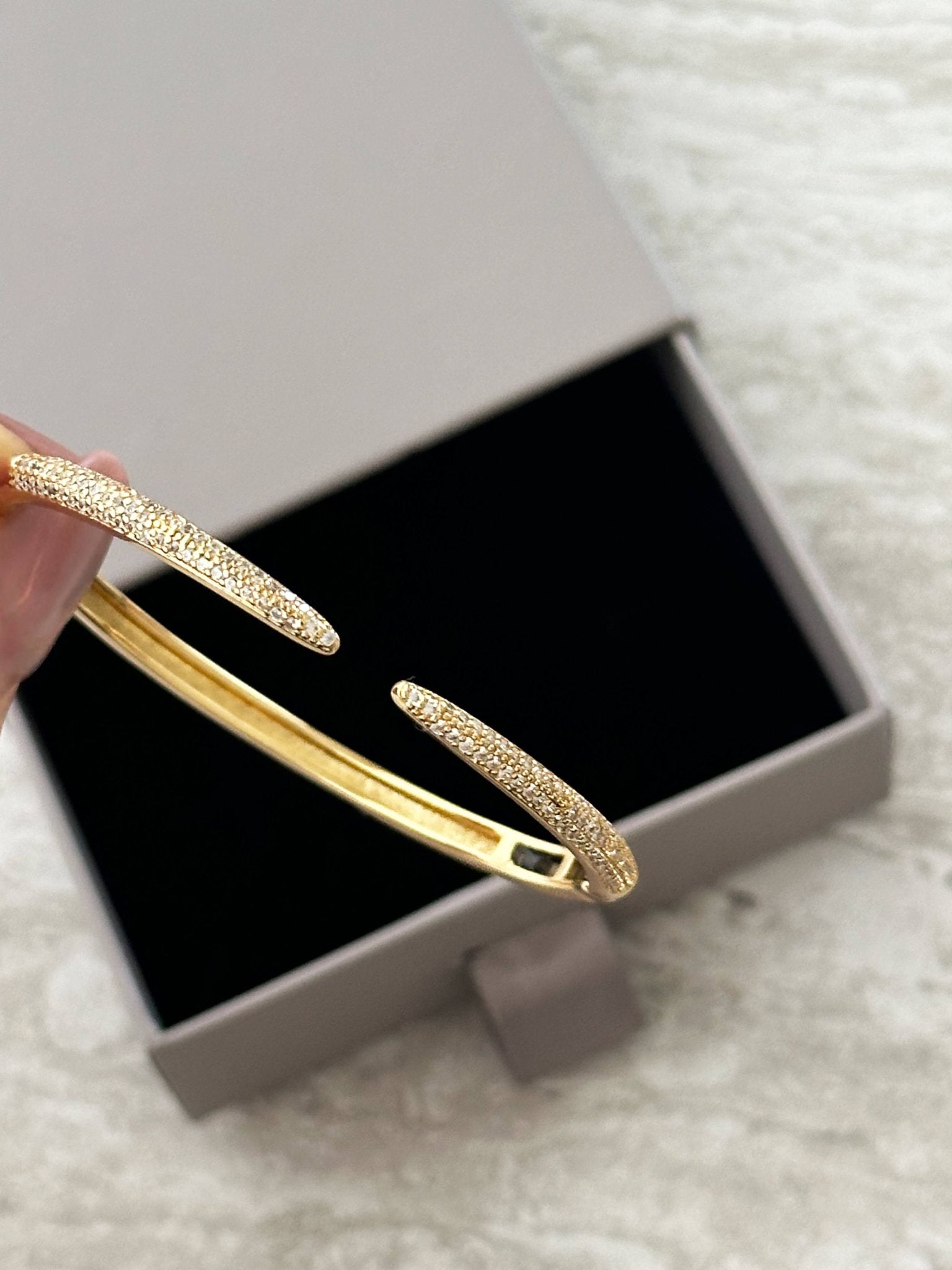 Serenity Gemstone Cuff Bracelet