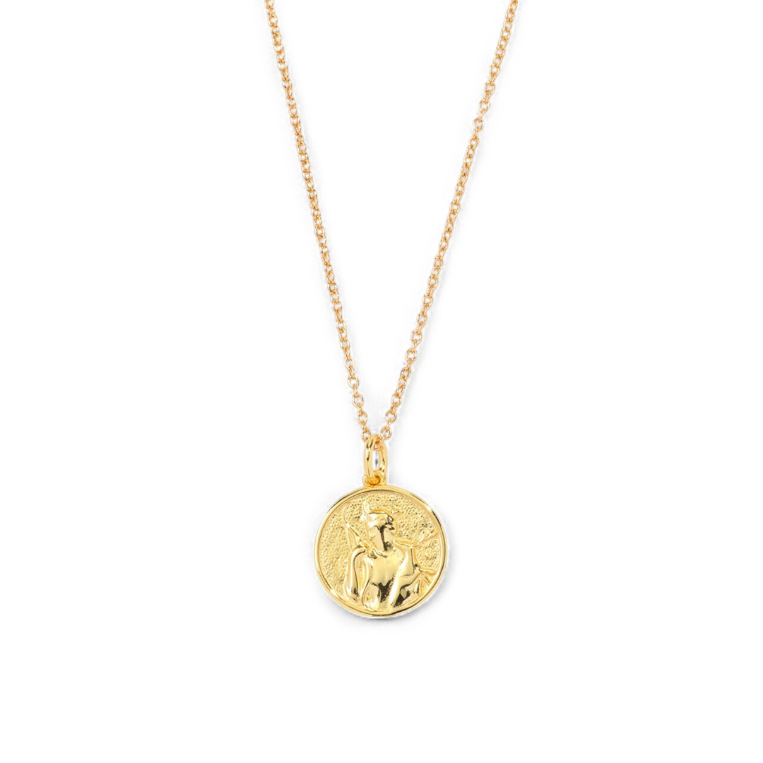Greek Goddess Pendant Necklace
